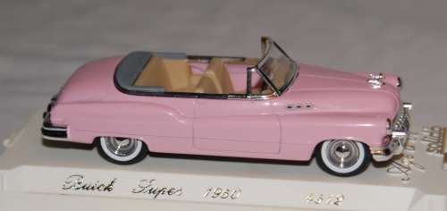 Buick Super Convertible 1950 pink 1/43 Solido NEW+boxed  #4377 instant wheels