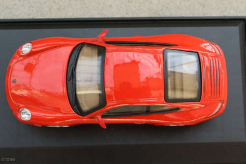 Porsche 911 Carrera S (997) 2008 red 1/43 Hongwell NEW+boxed   #4372 instant wheels