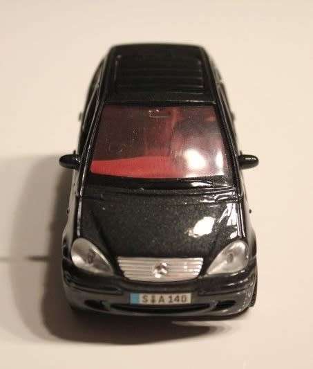 Mercedes-Benz A 140 1995 black-met 1/32 MaistoPremium NEW+boxed  #3207 instant wheels