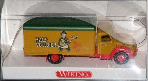 Magirus Sirius 1958 single-rear-axle clsd truck 1/87 Wiking NEW   #9117 instant wheels