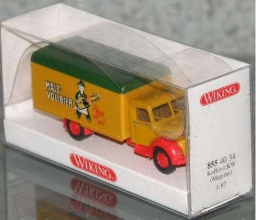 Magirus Sirius 1958 single-rear-axle clsd truck 1/87 Wiking NEW   #9117 instant wheels