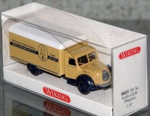 Magirus Sirius1959 single-rear-axle clsd truck 1/87 Wiking NEW   #9119 instant wheels