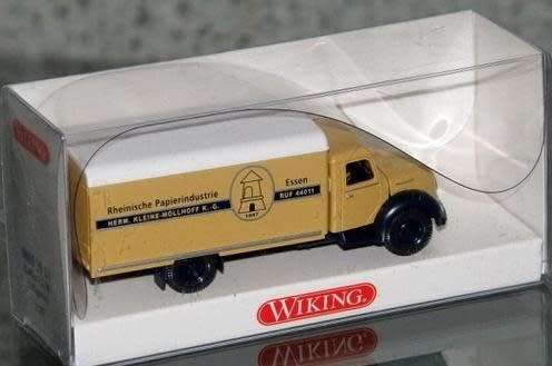 Magirus Sirius1959 single-rear-axle clsd truck 1/87 Wiking NEW   #9119 instant wheels