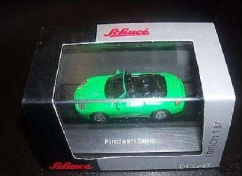 Porsche 911 Cabriolet green 1/87 Schuco NEW+boxed  #9347 instant wheels
