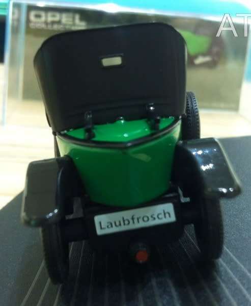 Opel 4/12 PS Laubfrosch 1925 green 1/43 IXO NEW+boxed  #4006 instant wheels