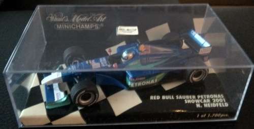 Red Bull Sauber Petronas F1 #16  2001 N.Heidfeld blue 1/43 Minichamps NEW+boxed  #4424 instantwheels