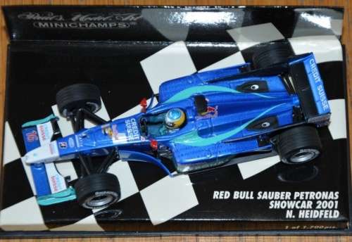 Red Bull Sauber Petronas F1 #16  2001 N.Heidfeld blue 1/43 Minichamps NEW+boxed  #4424 instantwheels