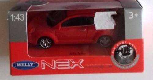 Alfa Romeo Mito 2010 red 1/43 Welly NEW+boxed  #4434 instant wheels