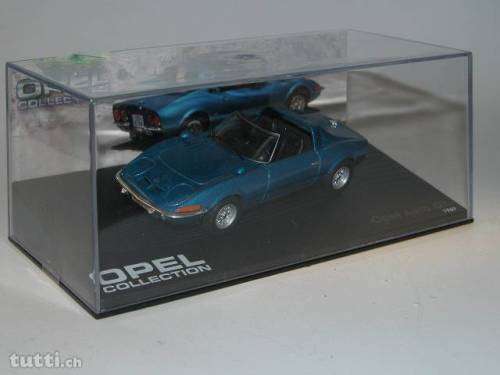 Opel Aero GT 1969 blue-met 1/43 IXO NEW+boxed   #4444 instant wheels