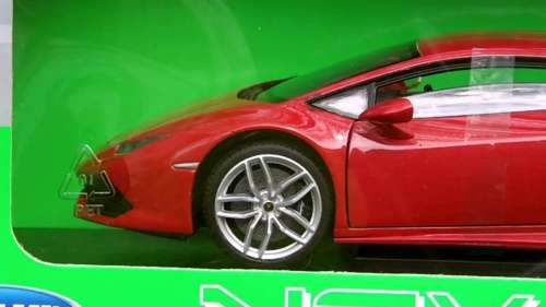 Lamborghini Huracan LP610-4 2014 red 1/18 Welly NEW+boxed  #8527 instant wheels
