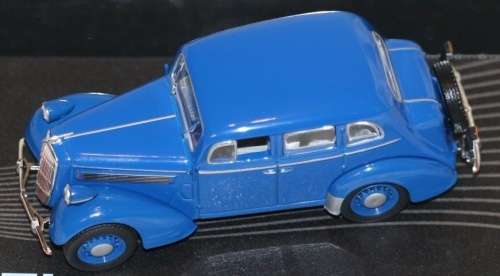 Opel Super 6 4-door Limousine 1937-1938 blue 1/43 IXO NEW+boxed  #4462 instant wheels