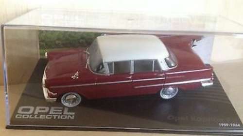 Opel Kapitaen PII 1959-1964 red 1/43 IXO NEW+boxed  #4463 instant wheels