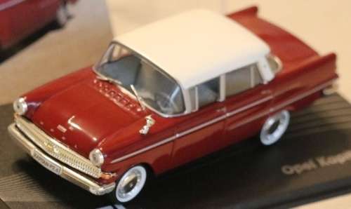 Opel Kapitaen PII 1959-1964 red 1/43 IXO NEW+boxed  #4463 instant wheels
