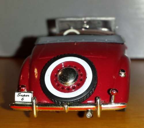 Opel Super 6 Roadster (open) 1937-1938 red 1/43 IXO NEW+boxed  #4464 instant wheels
