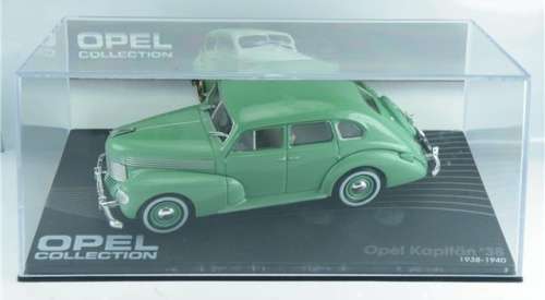 Opel Kapitaen 1938-1940 green 1/43 IXO NEW+boxed  #4466 instant wheels