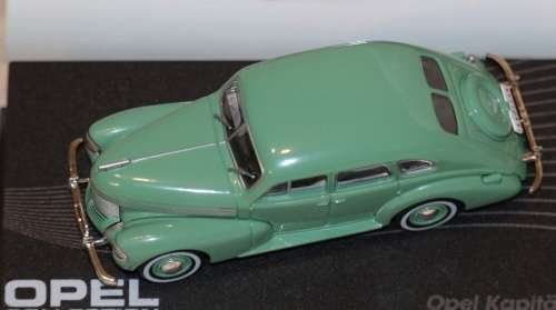 Opel Kapitaen 1938-1940 green 1/43 IXO NEW+boxed  #4466 instant wheels