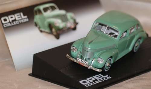 Opel Kapitaen 1938-1940 green 1/43 IXO NEW+boxed  #4466 instant wheels