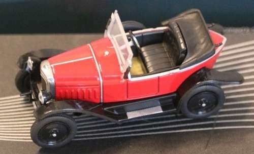 Opel 4/12 PS `Laubfrosch` 1924 open cabrio red 1/43 IXO NEW+boxed  #4469 instant wheels
