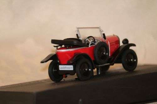 Opel 4/12 PS `Laubfrosch` 1924 open cabrio red 1/43 IXO NEW+boxed  #4469 instant wheels