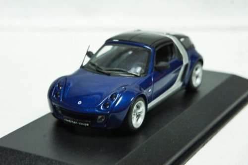 Smart Roadster Coupe 2003 1/43 Minichamps NEW+showcased FREE Delivery #4471 instant wheels