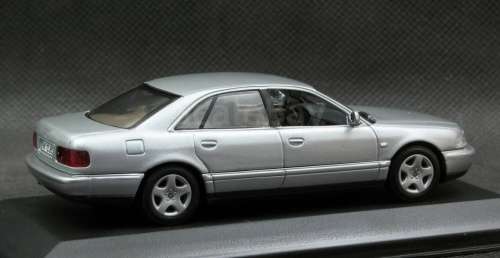 Audi A8 D2 1999 silver 1/43 Minichamps NEW+showcased  #4476 instant wheels
