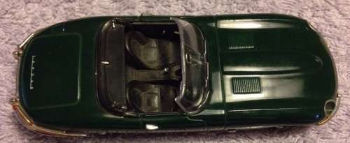 Jaguar Type E convertible 1961 dk.green 1/43 IXO NEW+showcased  #4482 instant wheels