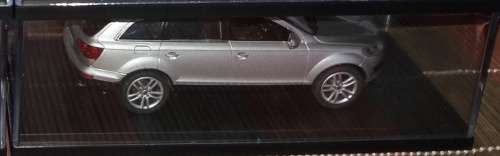 Audi Q7 (4.2) 2007 silver 1/43 Schuco NEW+showcased FREE Delivery #4483 instant wheels