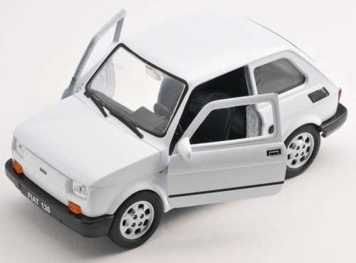 Fiat 126 1973 white 1/24 Welly NEW+boxed  #2170 instant wheels
