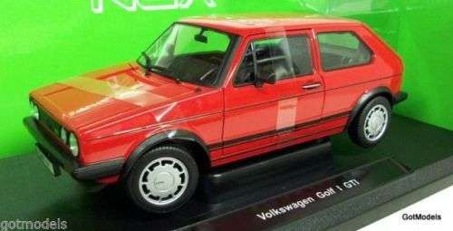 Volkswagen Golf I GTI  1978 red 1/18 Welly NEW+boxed  #8464 instant wheels
