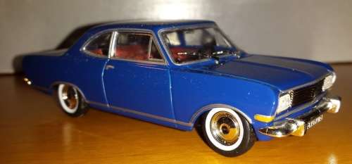 Opel Rekord B Coupe 1965 blue 1/43 IXO NEW+showcased #4515 instant wheels