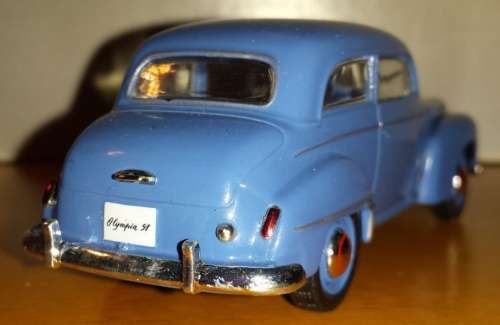 Opel Olympia 1951 blue 1/43 IXO NEW+showcased  #4513 instant wheels