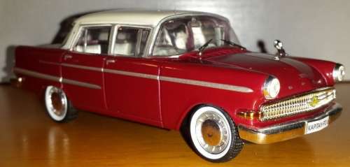 Opel Kapitaen P2 1959 red 1/43 IXO NEW+showcased  #4512 instant wheels