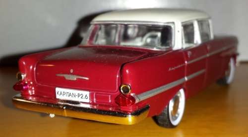 Opel Kapitaen P2 1959 red 1/43 IXO NEW+showcased  #4512 instant wheels