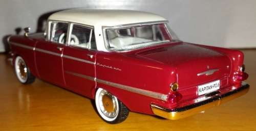 Opel Kapitaen P2 1959 red 1/43 IXO NEW+showcased  #4512 instant wheels