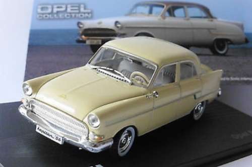 Opel Kapitaen `56 1955/58 cream 1/43 IXO NEW+boxed  #4509 instant wheels