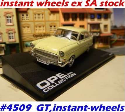 Opel Kapitaen `56 1955/58 cream 1/43 IXO NEW+boxed  #4509 instant wheels