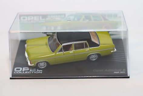 Opel Admiral B 1969/77 green 1/43 IXO NEW+boxed  #4507 instant wheels