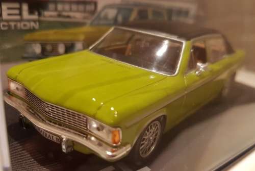 Opel Admiral B 1969/77 green 1/43 IXO NEW+boxed  #4507 instant wheels