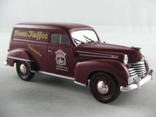 Opel Olympia Panelvan 1950/53 red 1/43 IXO NEW+boxed  #4505 instant wheels