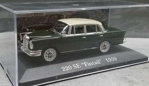 Mercedes-Benz 220 SE (W111) 1959 green/white Vitesse NEW+boxed FREE Delivery #4498 instant wheels