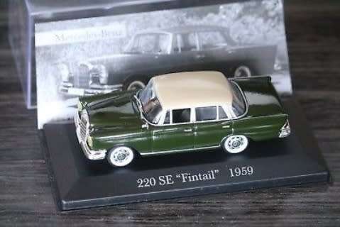 Mercedes-Benz 220 SE (W111) 1959 green/white Vitesse NEW+boxed FREE Delivery #4498 instant wheels