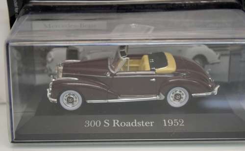 Mercedes-Benz 300 S Roadster 1952 maroon Vitesse NEW+boxed FREE Delivery ex SA #4497 instant wheels