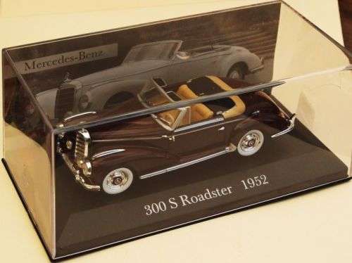 Mercedes-Benz 300 S Roadster 1952 maroon Vitesse NEW+boxed FREE Delivery ex SA #4497 instant wheels