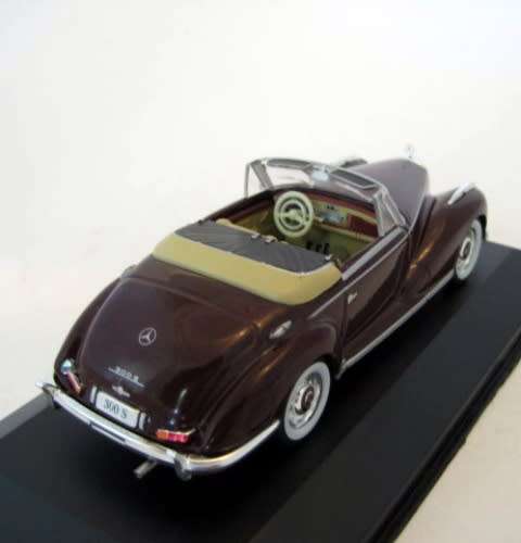 Mercedes-Benz 300 S Roadster 1952 maroon Vitesse NEW+boxed FREE Delivery ex SA #4497 instant wheels