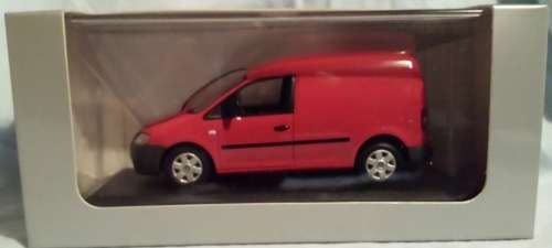 Volkswagen Caddy 2005 red 1/43 Minichamps NEW+boxed  #4547 instant wheels