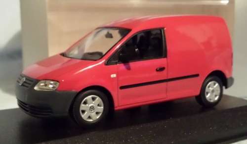 Volkswagen Caddy 2005 red 1/43 Minichamps NEW+boxed  #4547 instant wheels