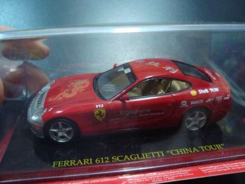 Ferrari 612 Scaglietti 2005 ChinaTour red 1/43 IXO NEWinBlister  #4548 instant wheels