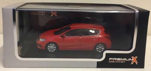 Nissan Pulsar 2015 red 1/43 PremiumX NEW+boxed  #4537 instant wheels
