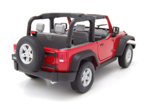 Jeep Wrangler 2007 red 1/24 Welly NEW+boxed  #2173 instant wheels