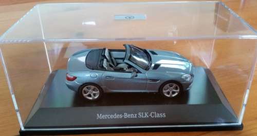 Mercedes-Benz SLK (R172) 2015 blue-met 1/43 Schuco NEW+boxed  #4538 instant wheels